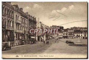 Old Postcard Mers les Bains Place Fort Pierre