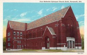 Paragould Arkansas First Methodist Episcopal Church Antique Postcard K62220