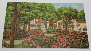 Residence District Forsythe Park Savannah Georgia Postcard