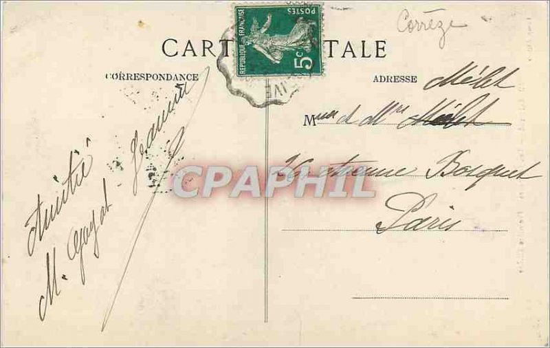 Old Postcard Gimel Les Cascades fall Premiere