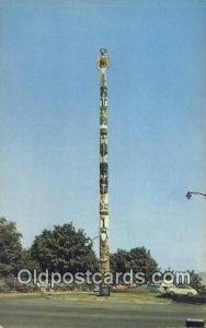 Tacoma Washington, USA Worlds Tallest Totem Pole Unused light wear, postal us...