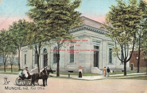 IN, Muncie, Indiana, Post Office Building, Exterior View, Tuck No 2633