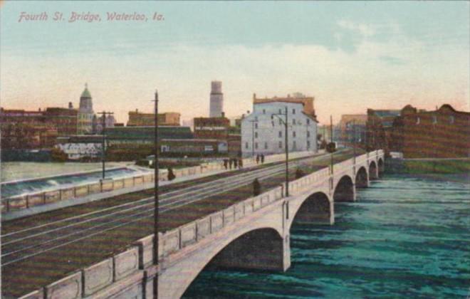 Iowa Waterloo Fourth Street Bridge