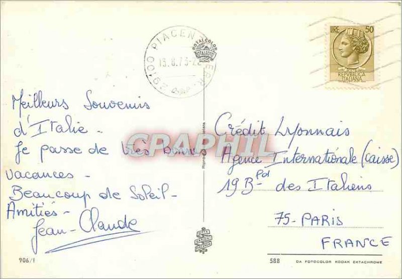 Postcard Modern Piacenea