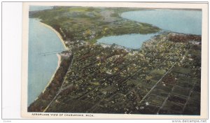 Aeroplane View Of Charlevoix, Michigan, 1910-1920s