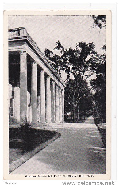 Graham Memorial , U.N.C. , Chapel Hill , North Carolina , 1930s