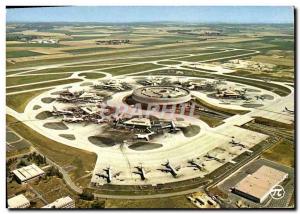 Postcard Modern Jet Aviation Roissy en France General view of the & # 39aerop...