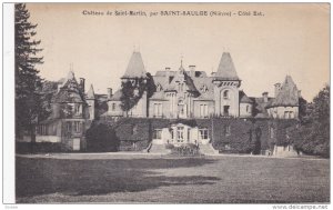 Chateau de Saint-Martin, par  SAINT-SAULGE, Nievre, France, 00-10s