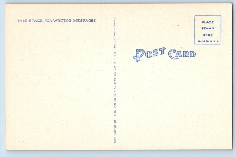 New Ulm Minnesota Postcard Greetings Lake River Exterior c1940 Vintage Antique