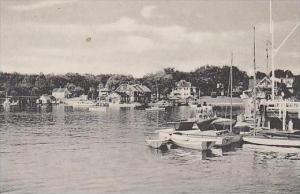 Maine York Harbor The Harbor Albertype