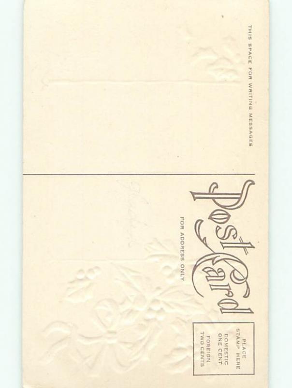 Divided-Back CHRISTMAS SCENE Great Postcard W8697