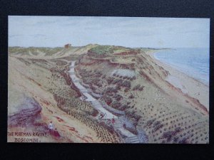 Dorset Bournemouth BOSCOMBE Portman Ravine - Old Postcard by R.A. Series