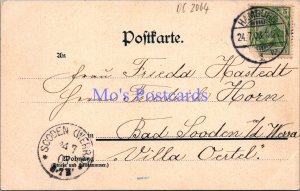 Germany Postcard - Dresden, Carolasee im Grossen Garten. Posted 1903 - DC2064