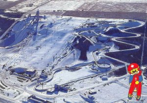 Calgary  CANADA OLYMPIC PARK Bird's Eye View & Bobsled~Luge  *2* 4 X 6 Postcards