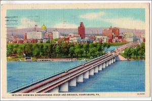 Susquehanna River & Bridges, Harrisburg PA