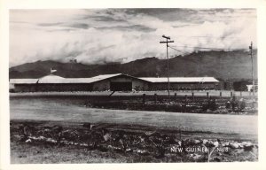 WW2 Era, War in the Pacific, RPPC New Guinea Army Camp, Old Postcard