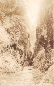 Oneonta Gorge real photo - Columbia River Highway, Oregon OR  
