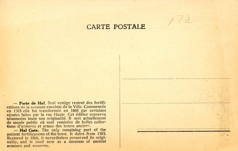 Belgium - Brussels. Hal's Gate