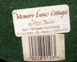 Memory lane Cottage - Spinney Cottage by Peter Tomlins approx 4.75 x 3 ins