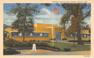 LP20 Canton Ohio Postcard W.H.B.C. Broadcasting Station