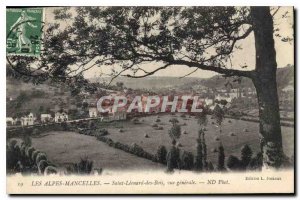 Old Postcard The Alps Mancelles Saint Leonard des Bois general view