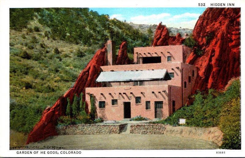 Colorado Garden Of The Gods Hidden Inn Curteich