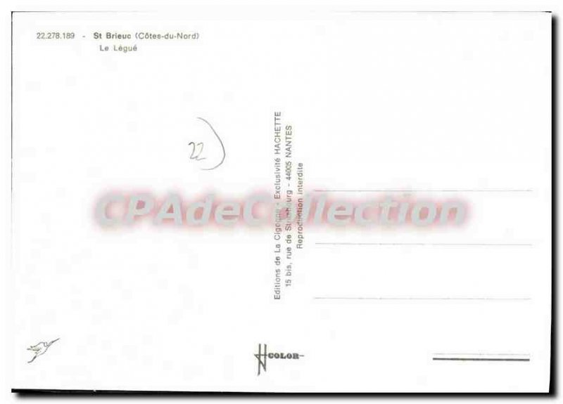 Postcard Modern SAINT-BRIEUC the LGU