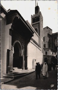 Morocco Tanger The Big Mosque of the Little Sokko Vintage RPPC C219