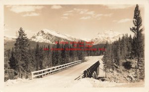 Canada, Alberta, Jasper Park, RPPC, Edith Cavell Highway, Photo