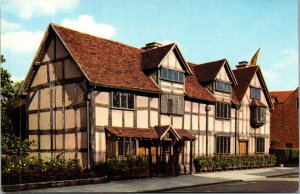 Postcard UK ENG Stratford-Upon-Avon Shakespeare's Birthplace