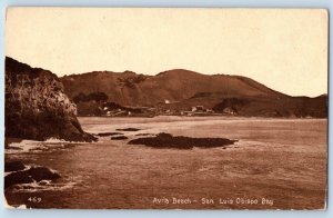 Avila California Postcard Avila Beach San Luis Obispo Bay 1911 Vintage Antique