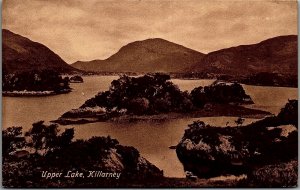 c1910 KILLARNEY IRELAND UPPER LAKE VALENTINE SERIES LITHOGRAPHIC POSTCARD 34-269