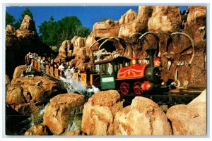 c1960's Disneyland Splashin' Rip-Roarin Fun Train Anaheim California CA Postcard