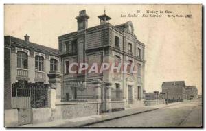 Old Postcard Noisy le Sec Schools Rue Carnot