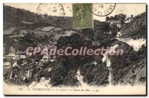Old Postcard La Bourboule The Lace And La Roche Des Fees