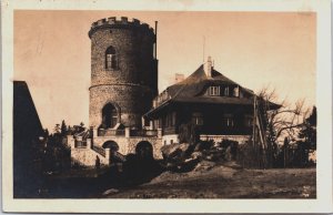 Slovakia Chata Teresina s Rozhladna Krajčov vrch Nižná Boca Vintage RPPC C066