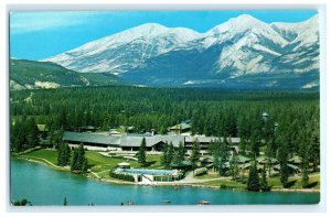 Jasper Park Lodge Canadian Rockies Alberta Canada Postcard (CM9)