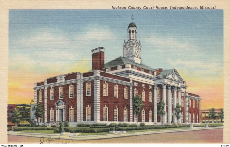 INDEPENDENCE, Missouri, 1930-40s; Jackson County Court House