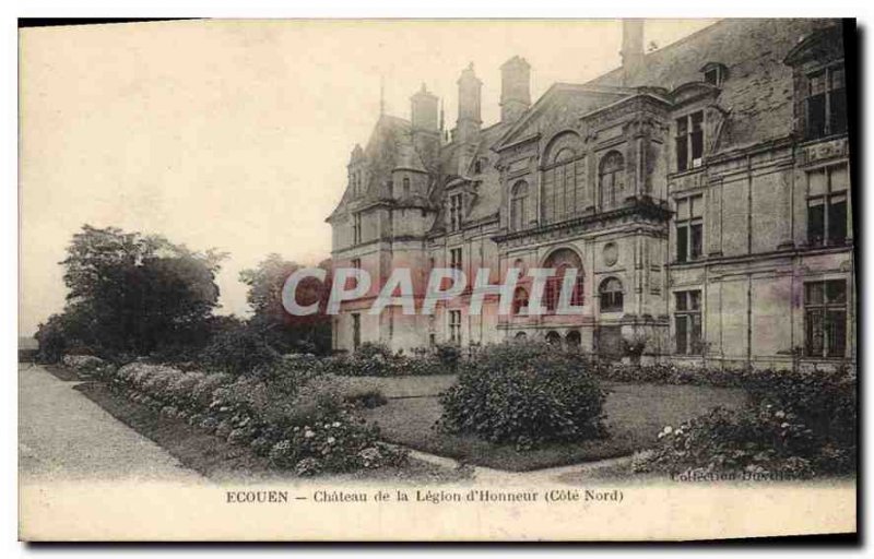 Old Postcard Ecouen Chateau de la Legion d'Honneur