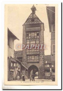 Old Postcard Riquewihr The Dolder (1291)