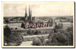 Old Postcard Luxembourg La Cathedrale