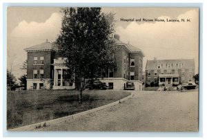 c1920s Hospital and Nurses Home, Laconia New Hampshire NH Unposted Postcard 