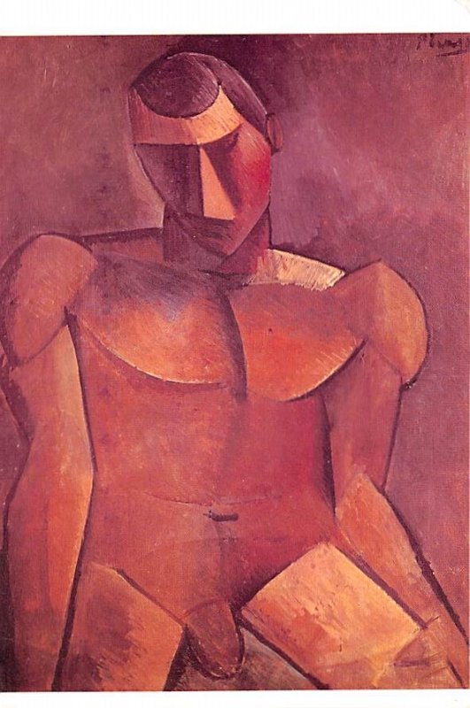 Nude Male Seated, By Pablo Picasso 