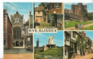 Sussex Postcard - Views of Rye - Sussex - The Mill - Traders Passage    XX355