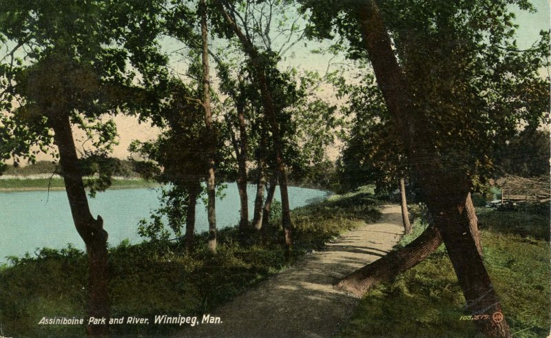 Canada - Manitoba, Winnipeg. Assiniboine Park and River