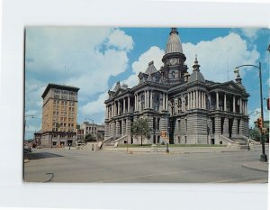 Postcard Tippecanoe County Court House Lafayette Indiana USA