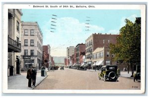 1938 Belmont St. South of 34th St. Bellaire Ohio OH Vintage Posted Postcard