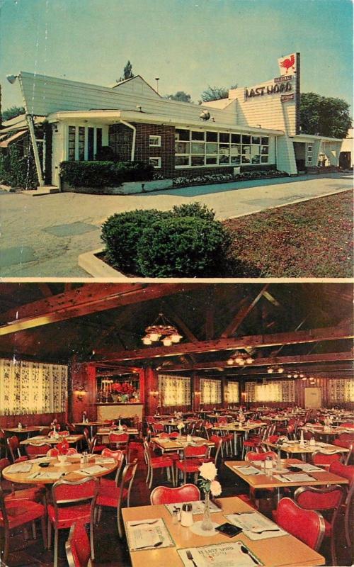 The Last Word Restaurant Fried Chicken Downers Grove Illinois IL  Postcard