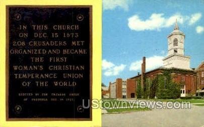 Woman's Christian Temperance Union in Fredonia, New York