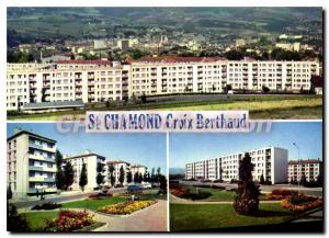 Modern Postcard Saint Chamond HLM Cross Berthaud